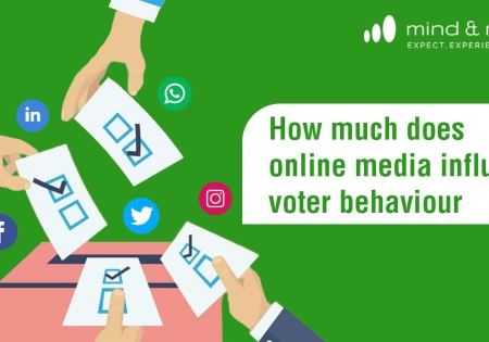 How much do online media influence voter behaviour?